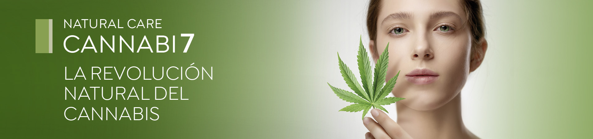 Foto rostro mujer joven - Ainhoa Cosmetics. Natural Care.Cannabi 7. La revolución natural del cannabis